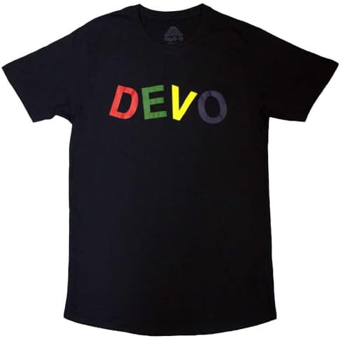 Rock Off officially licensed products Devo Multi Band Logo T Shirt